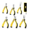 BOSI TOOLS 6-piece Mini Pliers Set, Needle Nose Pliers, Diagonal