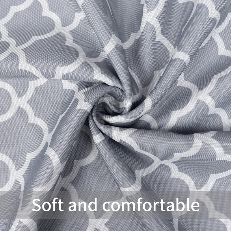 Excovip Cotton Linen Fabric Tablecloth, Waterproof Oil Proof Spill Proof