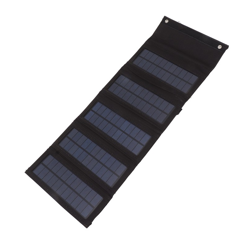 50W Portable Solar Panel Bag Monocrystalline Silicon 5 Folding Solar