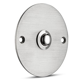 REV 0504416555 doorbell Bell Plate with Button, max. 42 V AC/DC 2 A, Diameter 75 mm, Multicoloured