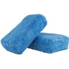 Chemical Guys Aplicador de Microfibra, Azul, Paquete de 2, Mic
