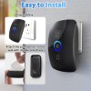 KERUI New Wireless Doorbell Chime Waterproof Plugin Receiver Adjustable Volume