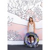 Igarashi RLC-391V 35.4 inches (90 cm) Swim Ring, Heart Zebra