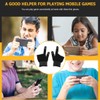 PLABBDPL 1 Pair, Mobile Game Finger Sleeve, Touchscreen Gloves, Conductive
