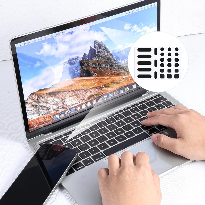 QfwdfcTrenz 26PCS Universal Webcam Covers Laptop Camera Cover Privacy Protection