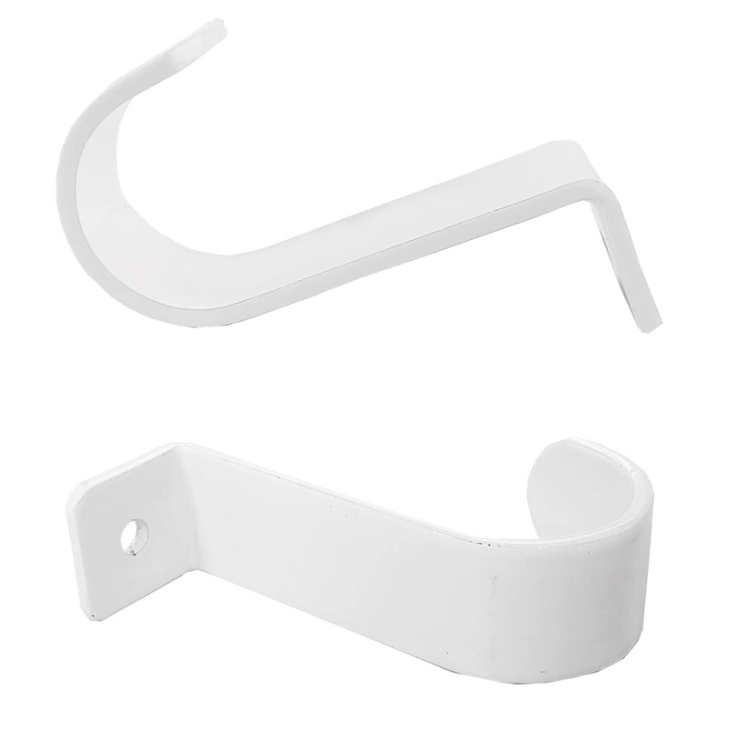 Kowibcl Curtain Rod Brackets for Ceiling-Mounted, Drapery Rod Holder for