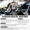 QAZAKY Carburetor Rebuild Kit Compatible with Keihin CDK-2 38 40