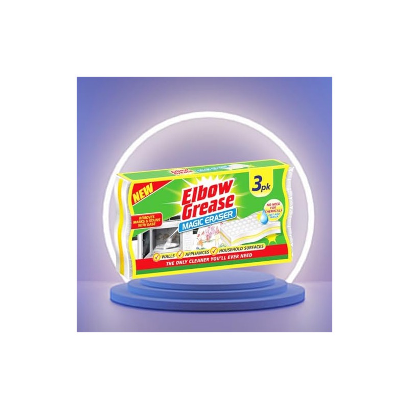 SOTL® X2 Magic Eraser 3 Pack Extra Durable Cleaning Sponge
