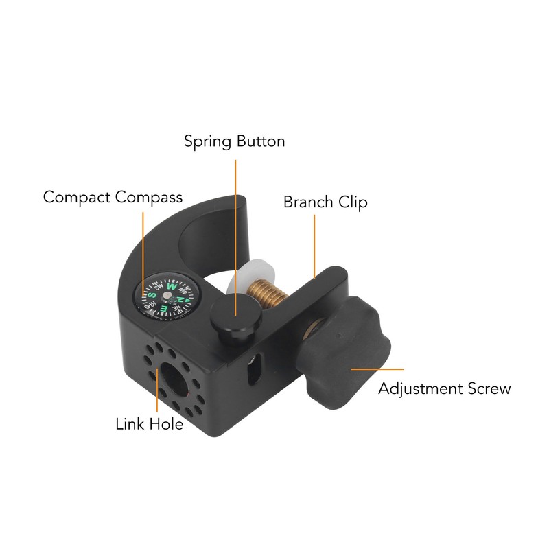 GPS RTK Pole Clamp Date Collector Adjustable Holder Aluminum Alloy