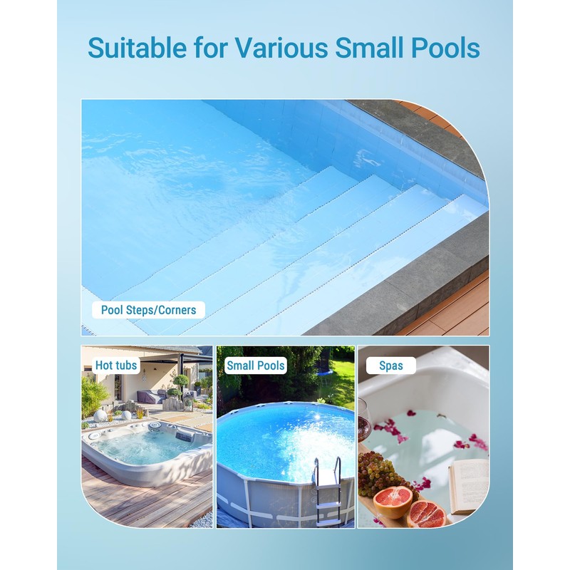 (2024 Update) WYBOT Cordless Pool Vacuum with Two Vacuum Heads,