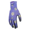 Simply MUD Grip Women's Daisy Printed Nitrile Coated Palm Garden