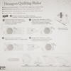 HONEYSEW Quilts Quilter's Ruler - Regla hexagonal para acolchar, diamante