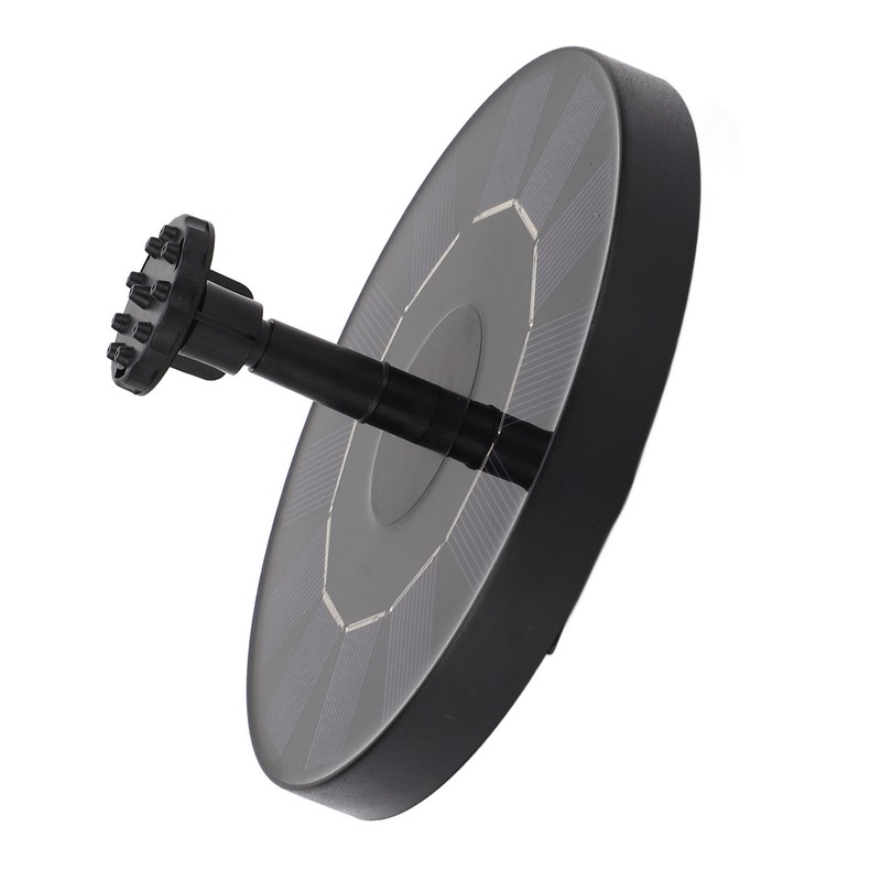 Solar Water Pump 1W 130mm Solar Panel Fountain Pump 30‑50cm
