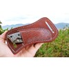 SHEATH GENUINE LEATHER HAND CRAFTED BELT SHEATH HOLSTER FOR Folding