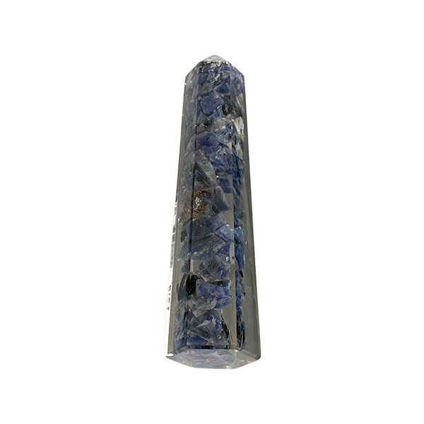 VIE Orgonite Obelisk Tower, 10-12cm, Sodalite