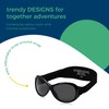 KidzBanz Retro Sunglasses Black, 2-5 Years, 100% UVA Protection