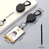 ID Badge Holder with Lanyard, 1 Count ID Card Holder,