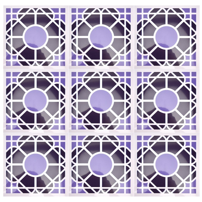 10Pcs set Imitation Ceramic Tile Wall Sticker Waterproof SelfAdhesive Wallpaper