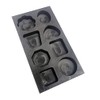 LLF 8-in-1 Graphite Casting Mold for Metal Refining, Scrap Gold