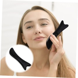IWOWHERO Portable Gua Sha Board Facial Massager Double Headed Acupuncture Scraper for Home Travel Wear Resistant Material Promotes and Complexion Enhancement