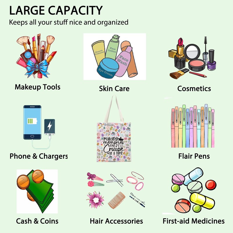 Cruise Vacation Shoulder Bag Summer Vacation Gift Beach Life Gift