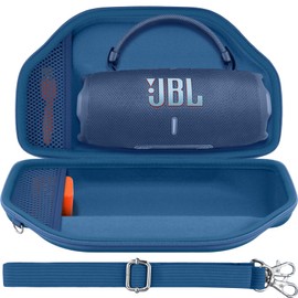 Baval Hard Portable Case Compatible with JBL Charge 6/Charge 5 Portable Waterproof Bluetooth Speaker(Blue Case)