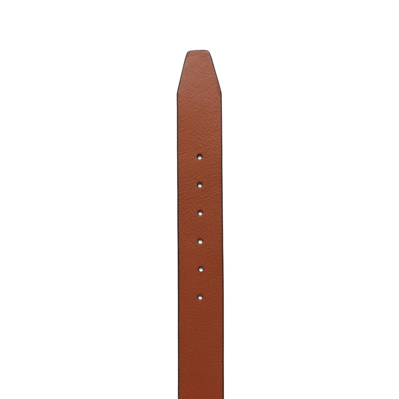 ECCO Men's Essential Jeans Casual Leather Belt, COGNAC, 80 CM