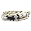 Heavstjer Fashion Plated Black Alloy Shark Tail Hook Colorful Rope