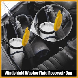 Partuto Windshield Washer Tank Bottle Cap Cover for Ford Fiesta MK6 01-08 Replacement