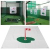 Golf Practice Hit Cloth Good Sound Golf Hitting Target Net