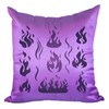 Flames Stencil, 4.5 x 4.5 inch - Fire Flame Smoke