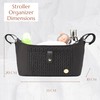 SEWBOO Universal Baby Stroller Organizer,Diaper Caddy Organizer with Adjustable Straps