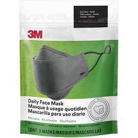 3M Nexcare, Mascarilla, Cubrebocas, Tapabocas Reutilizable, Color Gris.