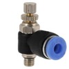 Air Flow Speed Control Valve OD 4 mm M5 Pneumatic