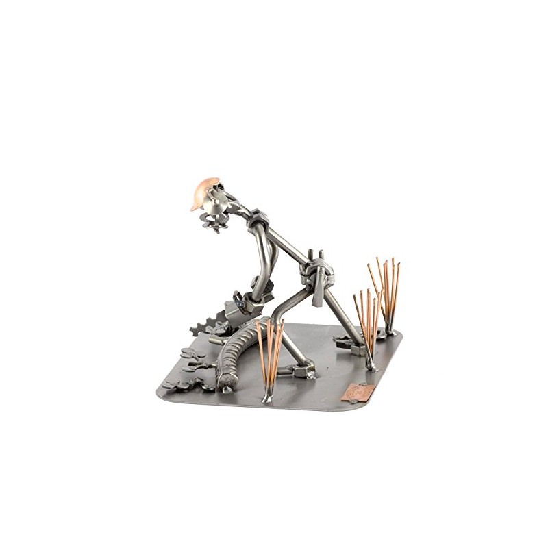 Steelman24 I Nuts and bolts sculpture Lumberjack I Handmade ornaments