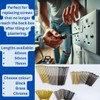 Electrical Long Socket Screws 40mm, 50mm, 75mm Black Nickel, Brass,