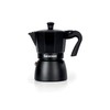 Barazzoni The Deluxe Espresso Cooker 3 Cups, Aluminium, Black, 8.6