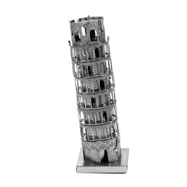 Fascinations MMS046 - Metal Earth 502562 - Schiefer Turm von Pisa, lasergeschnittener 3D-Konstruktionsbausatz, 1 Metallplatine, ab 14 Jahren