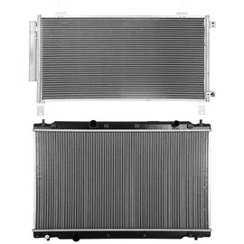 cciyu Aluminum Radiator Replacement 2017-2019 for Honda for CR-V Plastic Radiator Auto Parts Complete radiator Radiator Engine Coolant Radiator Assembly Radiator
