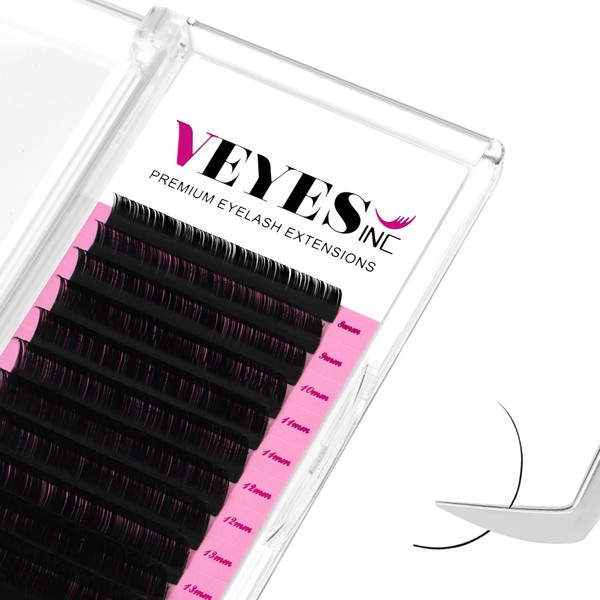 VEYES INC Classic Volume Lash Extensions 0.03-0.20 J/B/L/C/CC/D/DD Curl 5-25mm