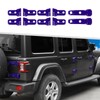 Jimen Fit for Jeep Wrangler JLU 4 Door 2018-2024, 20PCS