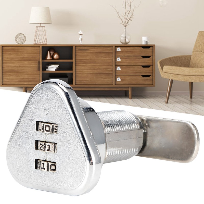 Mechanical Password Cam Lock 3 Digit Combination File Cabinet Lock