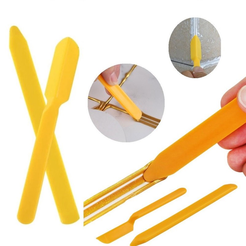 22Pcs/Set Plastic Sealant Spreader Glass Glue Caulking Scraper Sewing Beautify