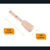 Wooden Potato Masher- Pack of 2 - Cabbage Tamper -