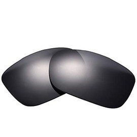 Polarized Replacement Lenses for Oakley Two Face Sunglasses Glass Frames NicelyFit (Black)