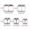 swpeet 50 PCS Bronze Assorted Multipurpose Metal Roller Buckles for