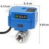 U.S. Solid 1/2 Inch Motorised Ball Valve with Plug 230