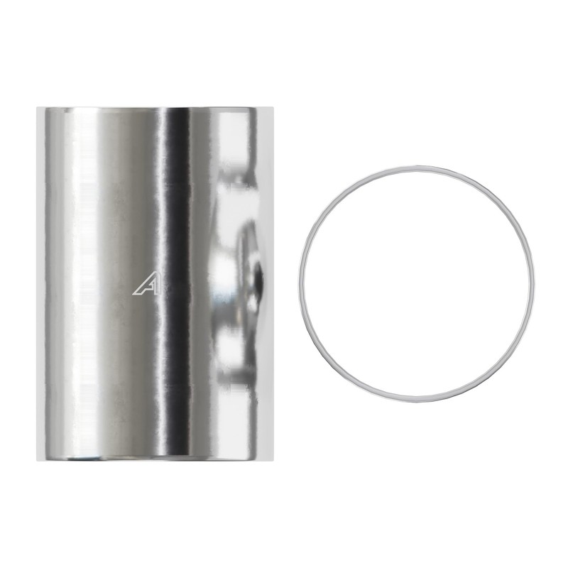 60mm (2 3/8 Inch) OD T6063 Polished Aluminium Round Tube