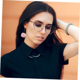 OFFSCH Chic Cat Ear Decor Women's Fur Ball Earrings Light and Comfortable for Parties Dates and Everyday Wear