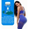 Bearvana Gomitas Azul Booty Gummies Con 60 Gomitas Hecho Usa